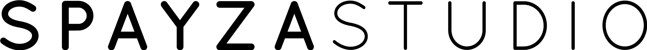 SPAYZA photography logo — horizontal wordmark in black
